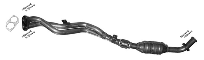 Katalysator für OPEL OMEGA B 2.0 116, 136 PS Stufenheck Kombi mit E-Prüfzeichen