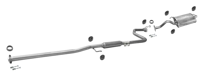 Auspuff für HONDA CIVIC VI 1.5 Fastback Fließheck 5 Türen Auspuffanlage