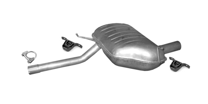 Endschalldämpfer für BMW 3 E46 1.6 1.8 2.0 Ti 2001-2005 Auspuff