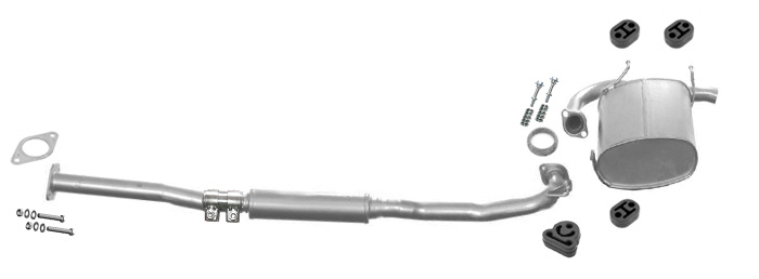 Auspuff NISSAN X-TRAIL (T30) 2.2 DCI 09.2003-2007 Auspuffanlage