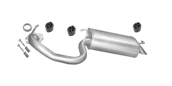 Endschalldämpfer für TOYOTA AVENSIS 2.0 D-4D Auspuff Endtopf