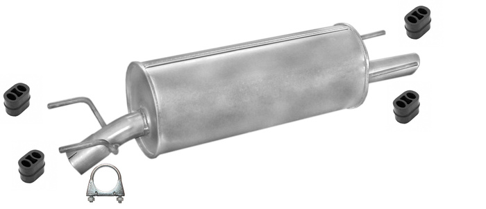 Endschalldämpfer für OPEL OMEGA B 2.0 Stufenheck Auspuff Endtopf