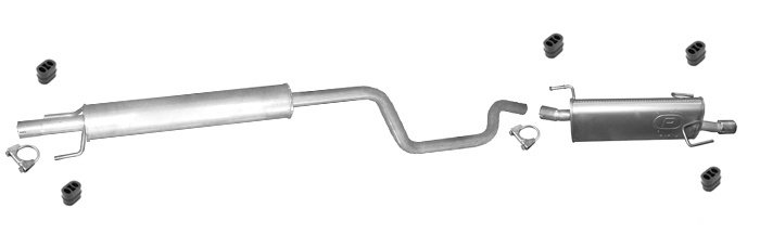 Auspuff OPEL MERIVA A 1.8 Auspuffanlage