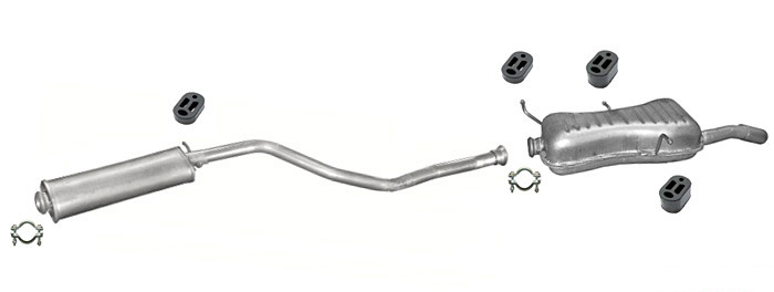 Auspuff PEUGEOT 306 2.0 Cabriolet Auspuffanlage