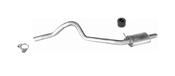 Endschalldämpfer für LAND ROVER DISCOVERY I 2.5 TDi 113PS Auspuffanlage