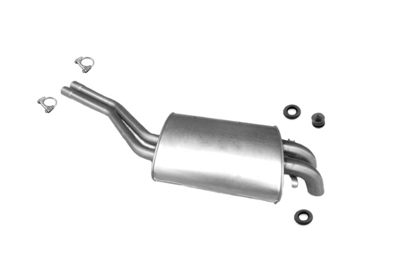 Endschalldämpfer für MERCEDES SL SLC (R107 C107) 280 350 450 500 Auspuff