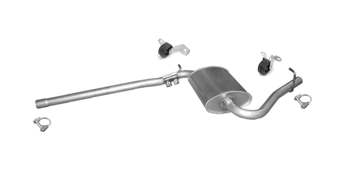 Mittelschalldämpfer für AUDI A4 B6 1.9 TDi Stufenheck / Kombi Auspuff