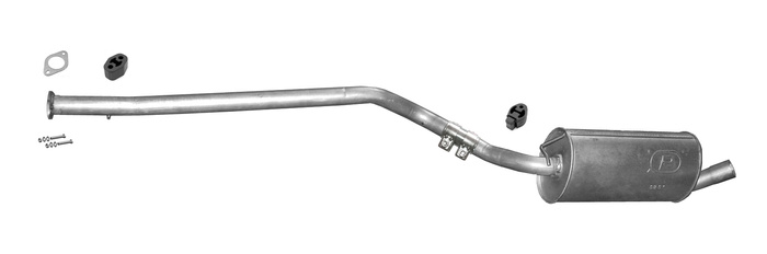 Mittelschalldämpfer FORD TRANSIT/TOURNEO CONNECT 1.8Di/TDCi SWB 2006-2010