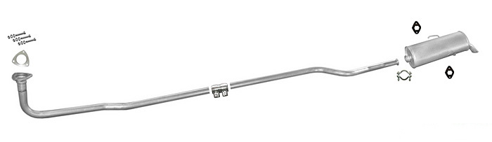 Auspuff PEUGEOT 106 1.0 1.1 1991-1992 Auspuffanlage