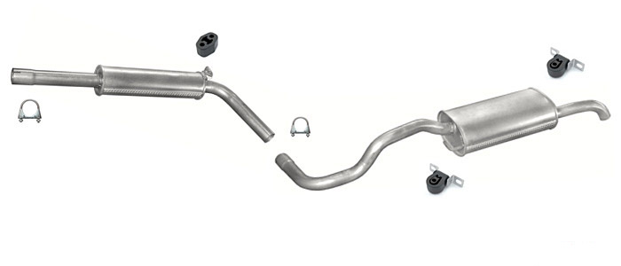 Auspuff SEAT CORDOBA 2.0 115PS Stufenheck 1996-1999 Auspuffanlage