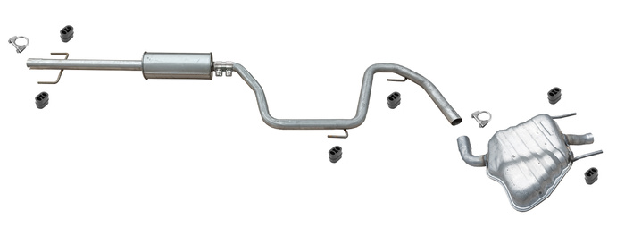 Auspuff für ALFA ROMEO 159 1.8 MPi 1.9 JTS Auspuffanlage