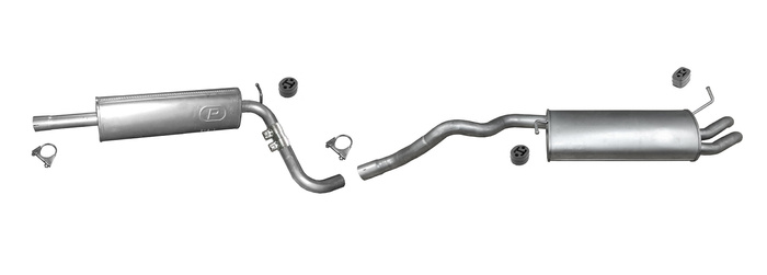 Auspuff für SKODA OCTAVIA III 1.4 TSi Auspuffanlage