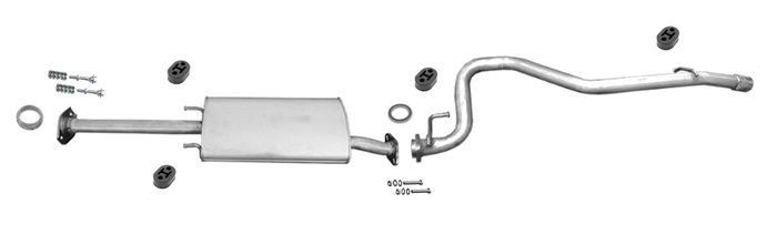 Auspuff für SUZUKI GRAND VITARA XL-7 2.0 HDI 4x4 Auspuffanlage