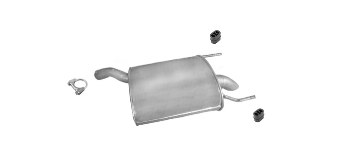 Endschalldämpfer für SAAB 9-3 II 1.8 16V 122PS ab 01.2004 Auspuff