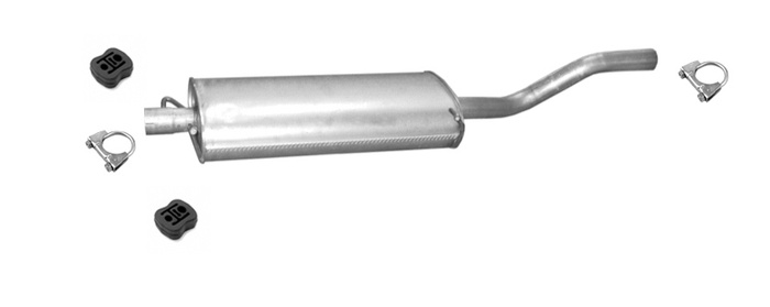 Mittelschalldämpfer für MERCEDES VIANO und VITO (W639) 3.0D ab 06 Auspuffanlage
