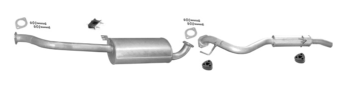 Auspuff OPEL FRONTERA B 2.2 DTI LWB-Lang 5-Türen Auspuffanlage