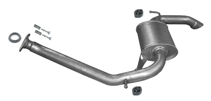 Endschalldämpfer für LEXUS NX300H 2.5 Hybrid Auspuff Endtopf