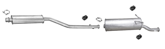 Auspuff für CITROEN XSARA PICASSO 2.0 16V 2003-2006 Auspuffanlage