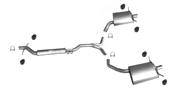 Auspuff für CHRYSLER PACIFICA 4.0 Auspuffanlage