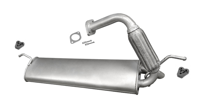 Endschalldämpfer für SMART FORTWO 451 1.0 Turbo EURO 5B ab 01.2007 Auspuff