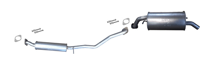 Auspuff für Ssangyong Tivoli 1.6 2WD 4WD 128 PS