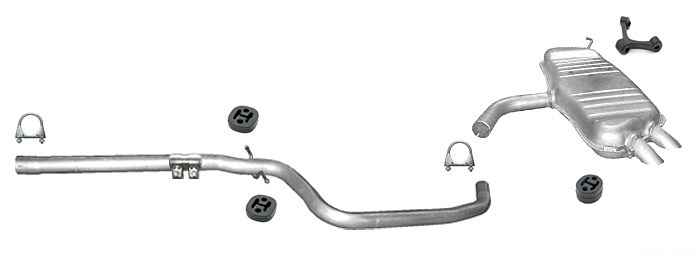 Auspuff VW TOURAN 1.9 TDI 2004-2010 Auspuffanlage