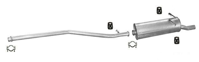 Auspuff CITROEN XSARA PICASSO 2.0 HDI 02.2002-09.2003 Auspuffanlage