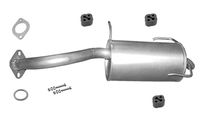 Endschalldämpfer NISSAN MICRA 1.0 60PS Schrägheck 07.2000-11.2002 Auspuff