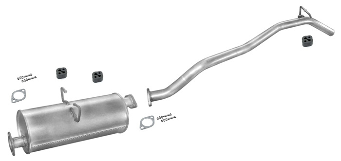 Auspuff für KIA K2700 (SD) 2.7D Auspuffanlage