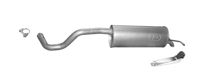 Endschalldämpfer für SKODA ROOMSTER 1.2 1.6 1.9TDI Auch Praktik / Scout Auspuff