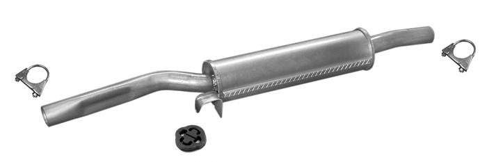 Mittelschalldämpfer für VW POLO (86C) 1.0 1.3 Schrägheck Coup Auspuff Mitteltopf