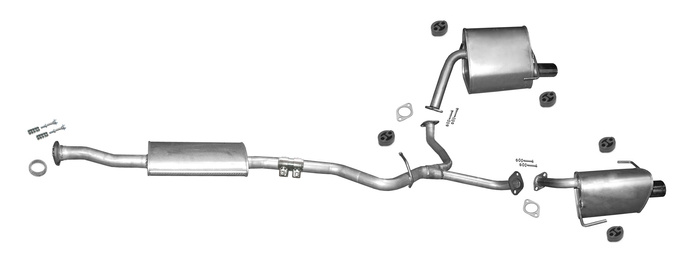 Auspuff für SUBARU TRIBECA 3.0 Auspuffanlage
