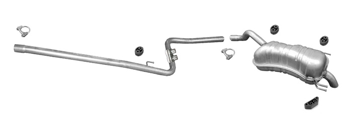 Auspuff für FIAT DOBLO 1.6 JTD OPEL COMBO 1.6 CDTi  SWB -1840mm Orginal Form