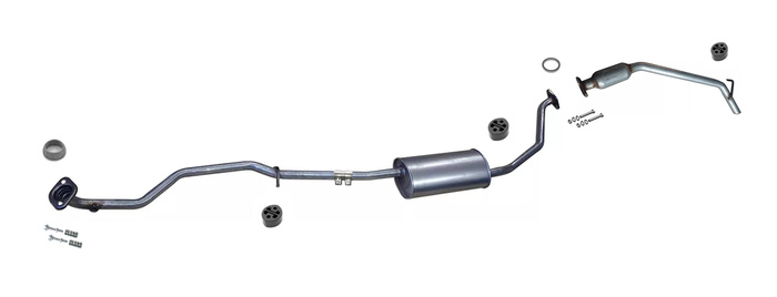 Auspuff für DAIHATSU CUORE (VII) 1.0 ab 04.2007 Auspuffanlage