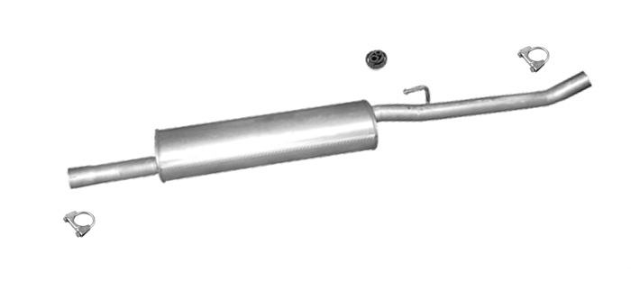 Mittelschalldämpfer CITROEN FIAT LANCIA PEUGEOT 2.0 16V 2001-2006 Auspuff