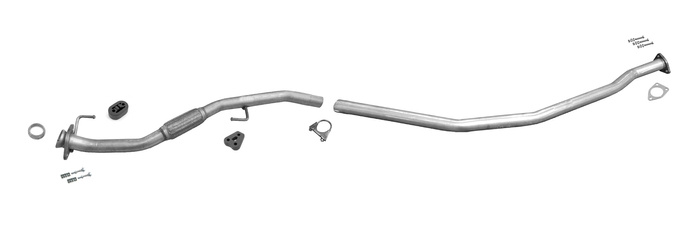 Mittelrohr für MITSUBISHI GRANDIS 2.0 DI-D Auspuff