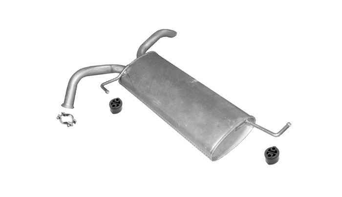 Endschalldämpfer für KIA PICANTO II (TA) 1.0 1.2 CVVT 5-Türen Endtopf Auspuff