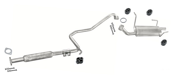 Auspuff NISSAN PRIMERA (W10) 1.6 Kombi 1990-1998 Auspuffanlage