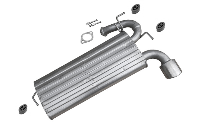 Endschalldämpfer für OPEL ANTARA 2.4 Auspuff