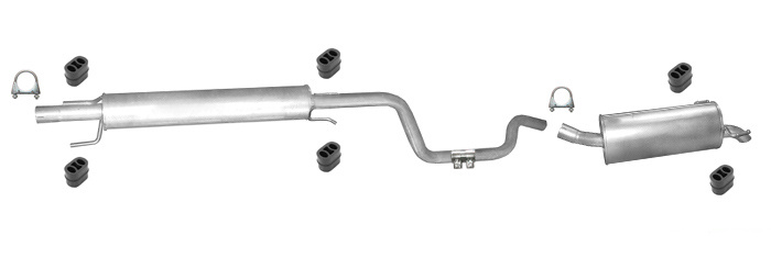 Auspuff OPEL ZAFIRA B 1.6 105PS Auspuffanlage