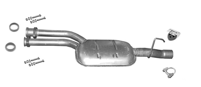 Mittelschalldämpfer MERCEDES E-KLASS S210 E 280 320 420 430 W210 E 420 96-03