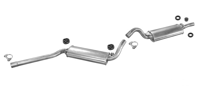 Auspuff AUDI 80 (B3) / AUDI Coupe (89, 8B) 1.8 2.0 AUT. 86-96 Auspuffanlage