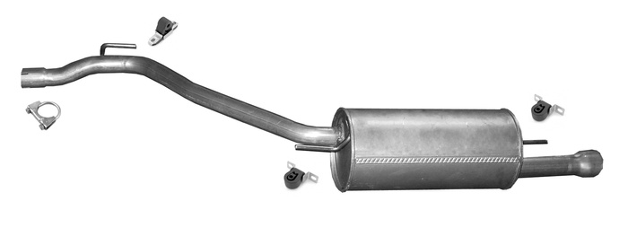 Endschalldämpfer  für VW TRANSPORTER T4 2.0 84 110 115 140 PS