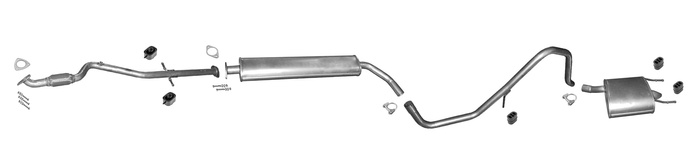 Auspuff für OPEL INSIGNIA A 1.8 +Rohr Auspuffanlage