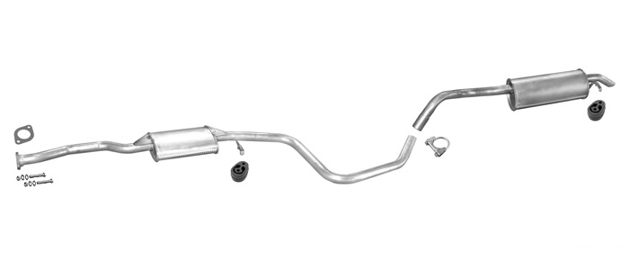 Auspuff FORD ESCORT / FORD ORION 1.8 D Stufenheck Kombi Auspuffanlage