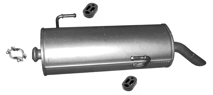 Endschalldämpfer für PEUGEOT 206 1.4 1.6 ohne Endrohrabdeckung Auspuff Endtopf