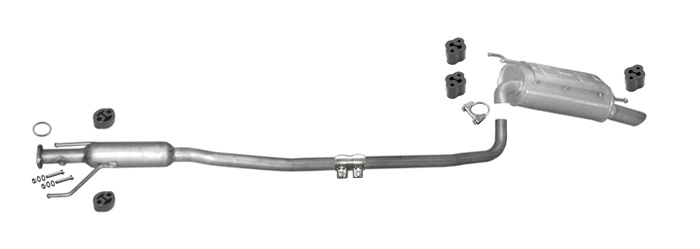 Auspuff für SUZUKI LIANA 1.3 1.6 4X4 KOMBI und STUFENHECK Auspuffanlage