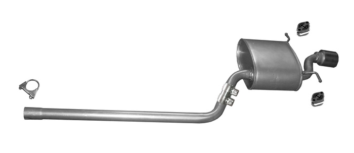 Endschalldämpfer für MINI R56 R57 R58 R59 COOPER ONE ROADSTER 1.6 10-15 Auspuff