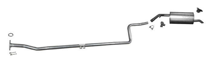 Auspuff für PEUGEOT 207 1.4 73PS 75PS 2007-2014 Auspuffanlage