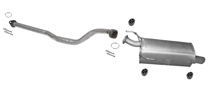 Auspuff für NISSAN JUKE (F15) 1.5 dCi Auspuffanlage